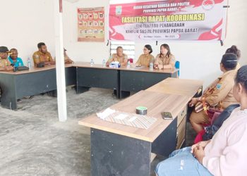 Provinsi-PB Rapat Koordinasi Penanganan Konflik di Kabupaten Mansel
