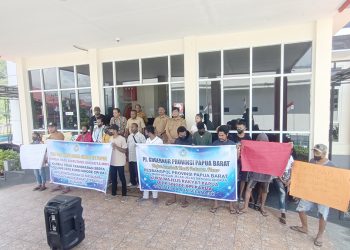 Kursi MRPB GPI Papua Hilang, Warga GPI Papua Unjuk Rasa ke Kesbangpol Papua Barat