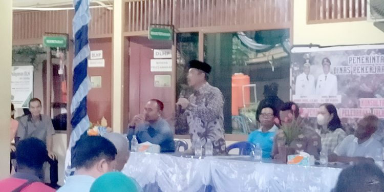 Dinas PUPR Manokwari Gelar Konsultasi Publik Pelebaran Jalan Condronegoro–Fajar Roon