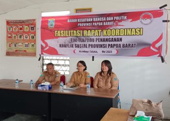Kesbangpol PB Rapat Koordinasi Penanganan Konflik di Kabupaten Mansel