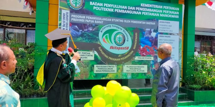 Polbangtan Manokwari Canangkan “Kitorang Tanggap Stunting”