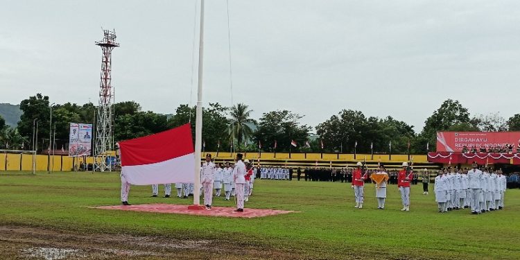 Upacara Bendera HUT RI ke 78 di Papua Barat Berjalan Sukses