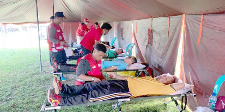 PMI Manokwari Gelar Aksi Donor Darah di Borarsi