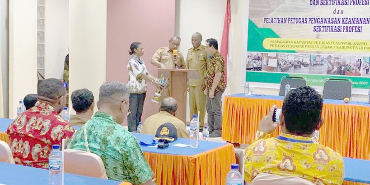 Dinas Ketahanan Pangan Gelar Pelatihan Petugas Pengambil Sampel dan Pengawas Pangan Segar