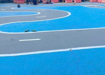 Satlantas Polresta Manokwari Terapkan Lintasan Baru Uji Praktek SIM C