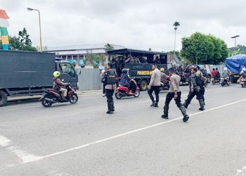 Polresta Manokwari Terjunkan 123 Personil