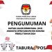 Pengumuman Daftar Calon Sementara Anggota DPRD Kabupaten Sorong Pemilihan Tahun 2024