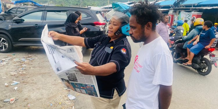 Jaga Bumi, Polresta Manokwari Tanam 200 Bibit Pohon Produktif di Kampung Asai