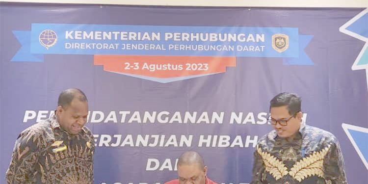 Pelabuhan Marampa Sowi Resmi Jadi Aset Pemkab Manokwari