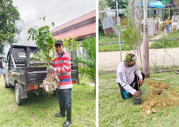 PUKAT Manokwari Menanam di Taman Doa