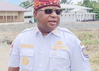 Program TMMD Dorong Rencana Pemerintah Fungsikan Pasar Rakyat Ransiki