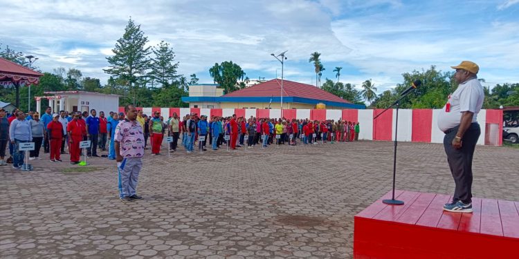 Pimpin Apel Jumat, Adolop Kawey Ajak ASN Tanamkan Budaya Malu