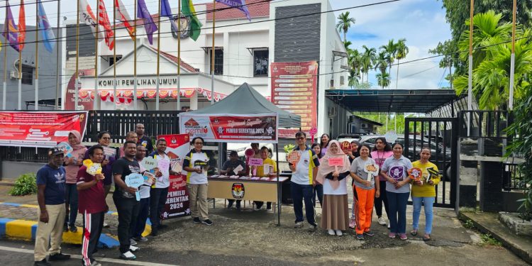 Gencarkan Sosialisasi, KPU Manokwari Hadirkan Rumah Pojok Pemilu