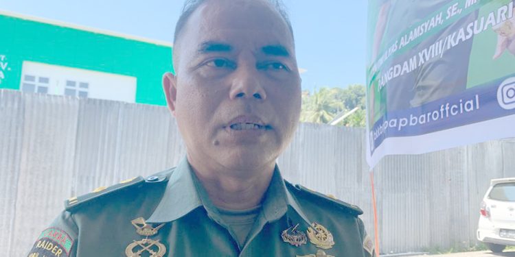 Kesdam XVIII Kasuari Dukung BKKBN Dalam Pelayanan KB Nusantara