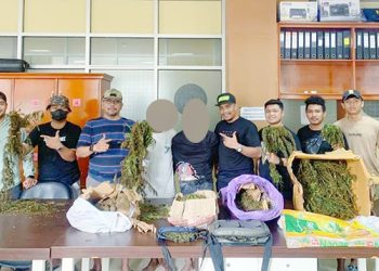 Amankan 19 Kg Ganja, Tim II Opsnal Ditresnarkoba Tangkap HU dan JJH
