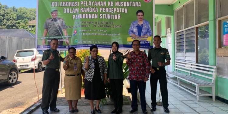 BKKBN Papua Barat dan Kodam XVIII Kasuari Adakan Pelayanan KB Gratis