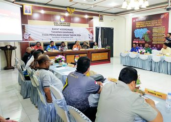 Rakor Tahapan Kampanye Sepakati Titik Pemasangan APK dan Rapat Umum