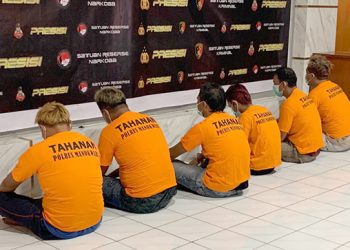 Enam Orang Sindikat Pembuat Senjata Api Rakitan Ditangkap
