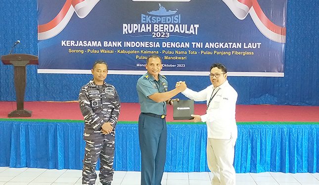 BI Papua Barat Menarik Uang Lusuh senilai Rp. 5 Miliar dari Daerah 3T