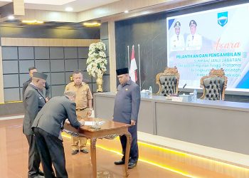 Dilantik Sebagai Staf Ahli Bidang SDM, Irwanto Absen karena Sakit