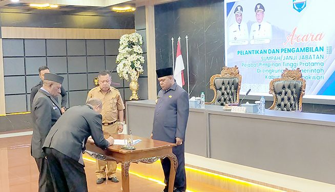 Dilantik Sebagai Staf Ahli Bidang SDM, Irwanto Absen karena Sakit