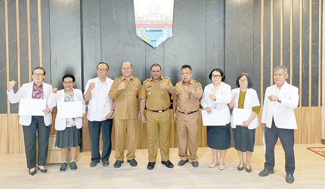 Tujuh Dokter di Manokwari Naik Pangkat dan Perpanjangan Usia Pensiun