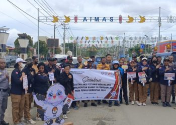 Targetkan 90 Persen Partisipasi Pemilu, KPU Kabsor Gelar Aksi 122