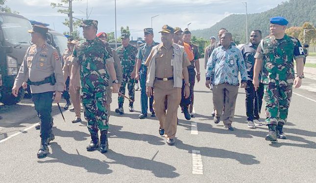 Polda Papua Barat Apel Gelar Pasukan Operasi Mantap Brata Mansinam 2023
