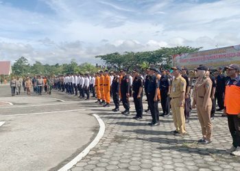 Polda Papua Barat Apel Gelar Pasukan Operasi Mantap Brata Mansinam 2023