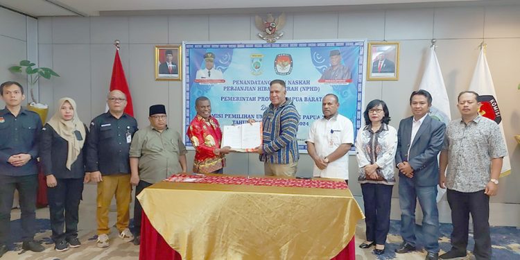 NPHD Pilkada Papua Barat Tahun 2024 Senilai Rp. 200 Miliar Direalisasikan Dua Tahap