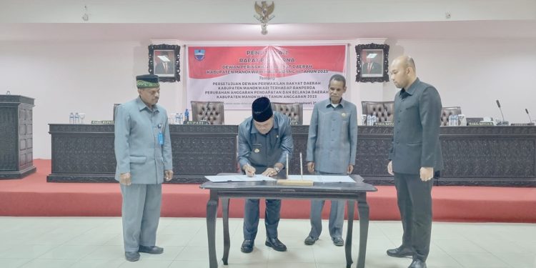 APBD-P Kabupaten Manokwari T.A 2023 Disepakati