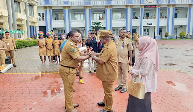 Kunjungi Kantor Bupati, Pj Gubernur Siap Kolaborasi Dukung Program Strategis Bangun Manokwari