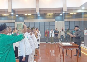 Pangdam dan Bupati Jadi Saksi Komitmen Parpol Ciptakan Pemilu yang Damai