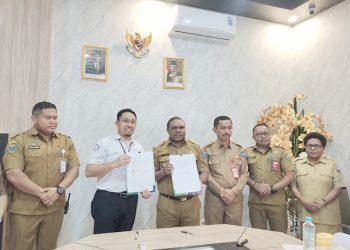 Kunjungi Kantor Bupati, Pj Gubernur Siap Kolaborasi Dukung Program Strategis Bangun Manokwari