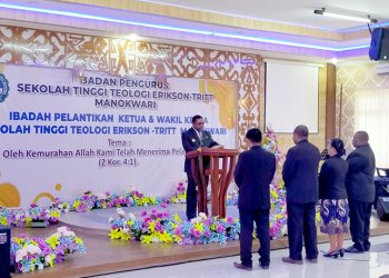 Melantik Pimpinan STT Erikson-Tritt, Bupati Minta Tunjukan Prestasi dan Loyalitas