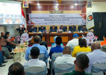 KPU Manokwari Tetapkan DCT 530 Caleg DPRD Manokwari Pemilu 2024