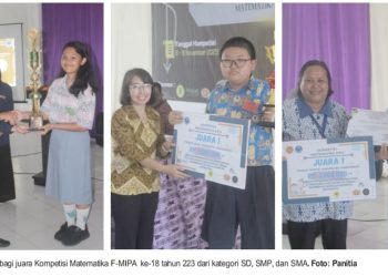 Kompetisi Matematika FMIPA Unipa 2023 Berakhir, Berikut Para Juaranya