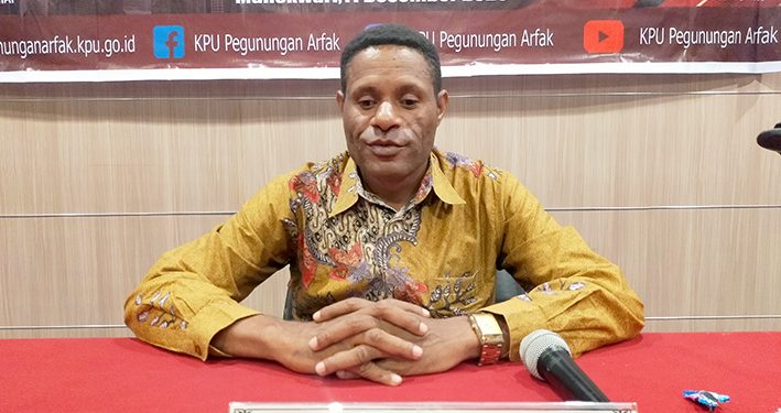 Ketua KPU Pegaf Harap Para Caleg Adu Gagasan Selama Masa Kampanye