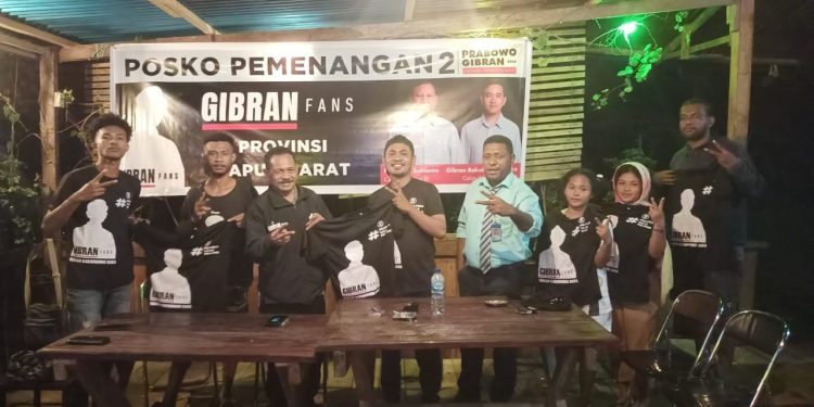 Komunitas Gibran Fans Resmi Hadir di Papua Barat