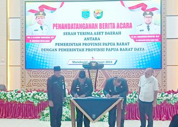 Pemprov Papua Barat Serahkan Aset 12 OPD ke Provinsi Papua Barat Daya