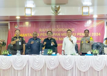 KPU Manokwari Rakor Mantapkan Persiapan Pemilu 2024