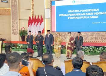 Kukuhkan KPw Papua Barat, Gubernur BI Perry Warjiyo Berikan 5 Tugas Penting