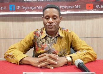 Tidak Ada Kerusakan, KPU Pegaf Selesai Sortir Surat Suara Pilpres dan DPD RI