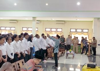 KPU Papua Barat Berikan Pelatihan Simulasi dan Bimtek Pemantapan Pungut Hitung Suara