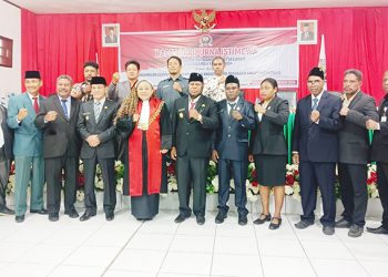 Ferdinan Waran Dilantik Menjadi Ketua DPRD Kabupaten Mansel, Suyadi Menjadi Anggota 