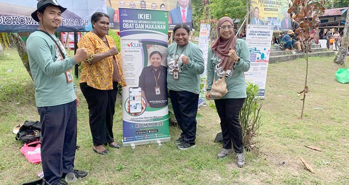 BPOM Manokwari Gelar KIE, dan Edukasi Stunting serta Penggunaan Antibiotik di Pulau Mansinam