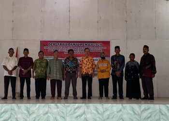 Warga Warpramasi Antusias Ikut Deklarasi Pemilu Damai