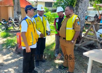Bupati Manokwari Tinjau Pembangunan Pasar Sanggeng