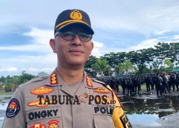 Satu Peleton Brimob Diterjunkan Bantu Pam Pemilu di Kabupaten Mansel