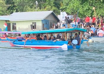 Ada 1 Perahu Motor Terbalik Dalam Pelayaran Kwawi-Pulau Mansinam